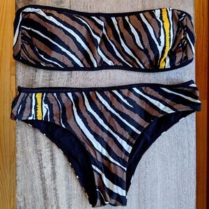 fendi bandeau bikini